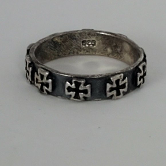 Vintage Jewelry - SOLD Sterling Silver Maltese Pattee Cross  Ring